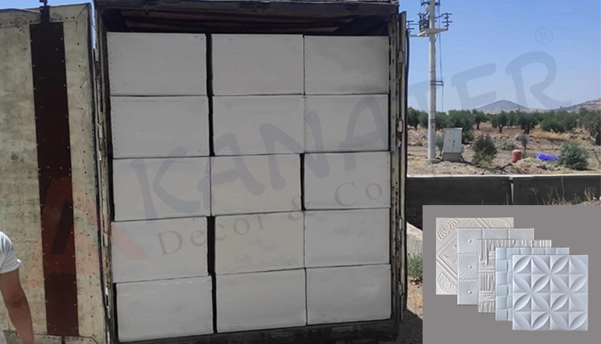 Import decorative polystyrene Styrofoam wall & ceiling tiles from Turkey