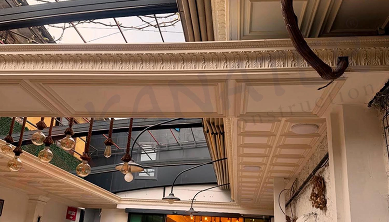 Indoor PU Polyurethane Foam Cornice, Moulding, Ceiling Medallion & Fireplace - Architectural Decorative Elements Bulk Turkey