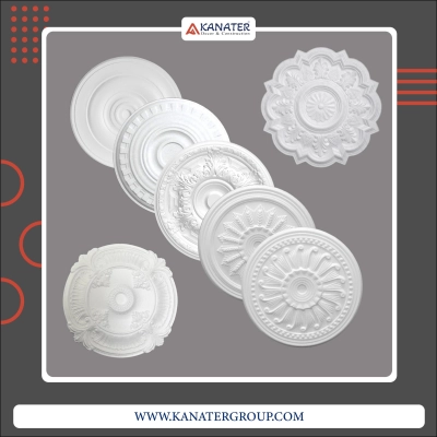 Decorative EPS Polystyrene Foam Ceiling Medallion Hub Rose Rosette Wholesale Turkey